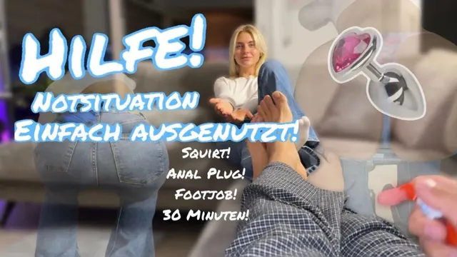Vorschau aus Fußfetisch: HILFE!! Notsituation einfach AUSGENUTZT!